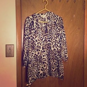 A beautiful leopard Micheal Kors blouse
